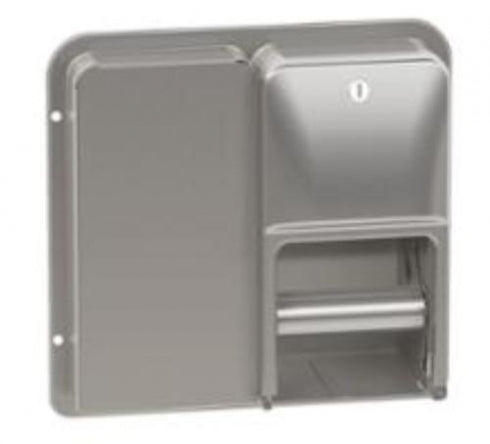Bradley USA Diplomat Partition-Mounted Toilet Tissue Dispenser