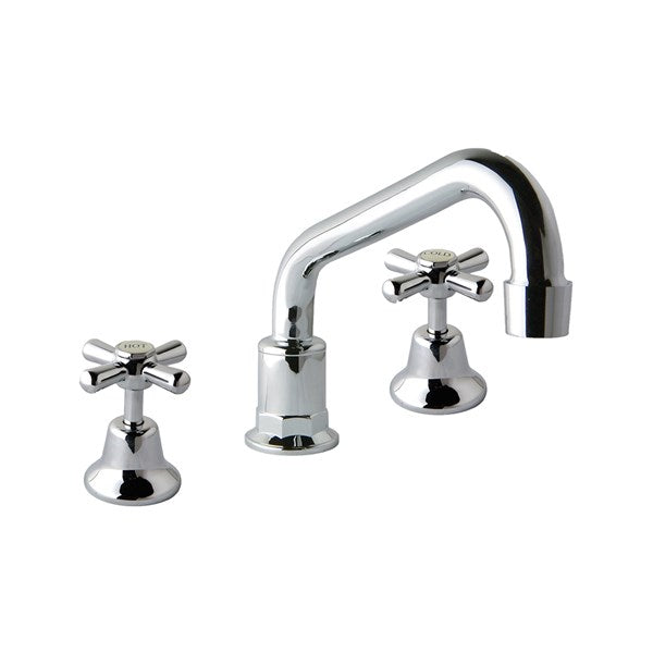 Whitehall Chrome Plated Hob Sink Set Anti Vandal Ceramic Disc