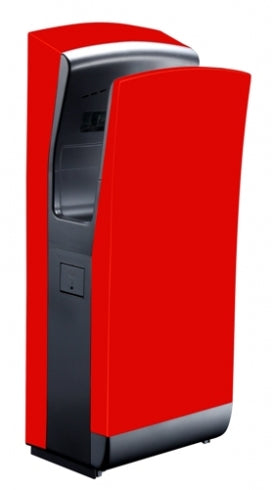Airstream SS Hand Dryer Architectural Design Red
