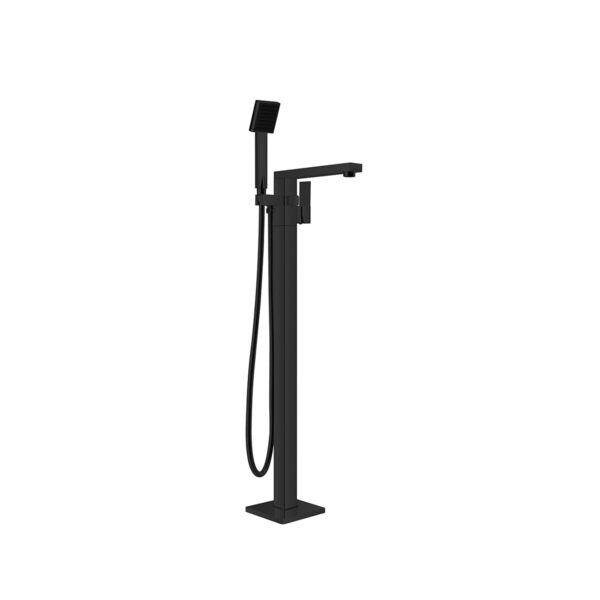 Square Floormount Mixer With Handshower