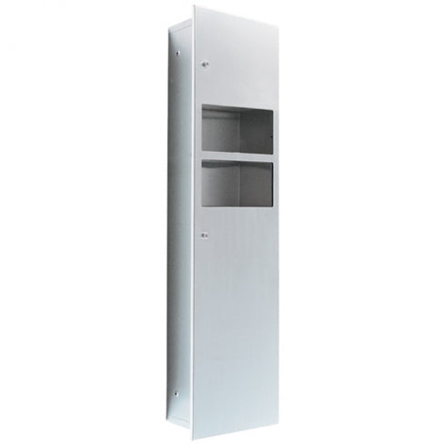 Contemporary Series Recessed Dryer and Waste Combination