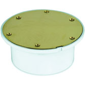 DWV Bolted Trap Screws & Clear Outs - Brass Lid