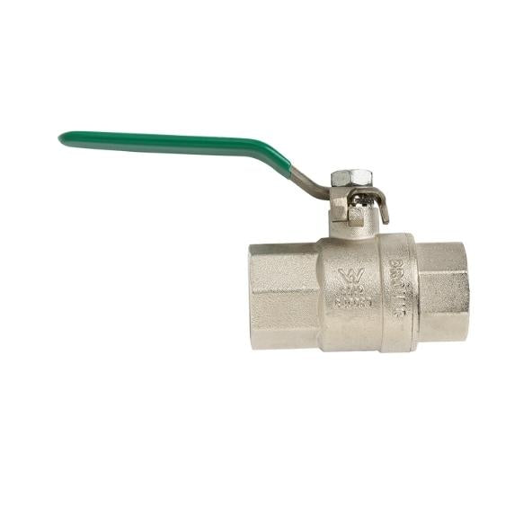 Ball Valve Gas/water Dr Brass Fxf Rc 3/4 Ss Lever