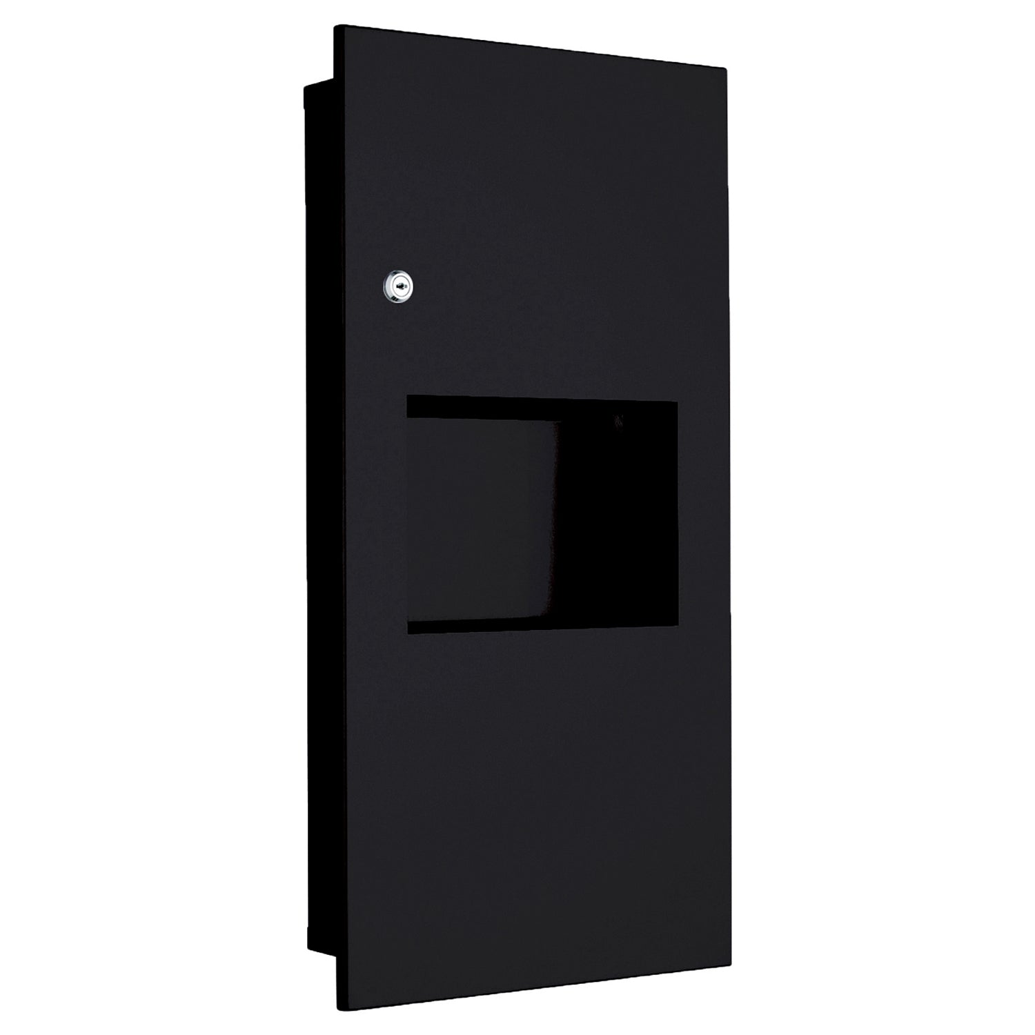 Stainless Steel Contemporary Series Recessed Towel and Waste Receptacle