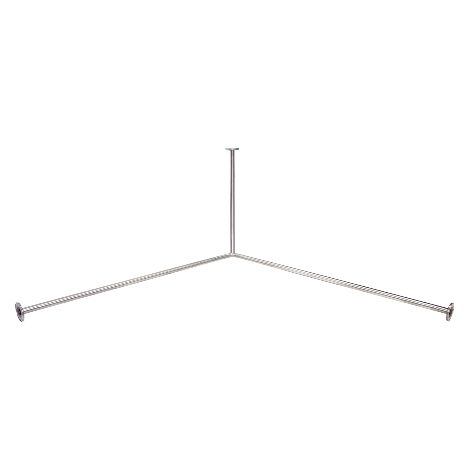 25mm Grab Rail 25mm Corner Shower Curtain Rail Concealed Fix