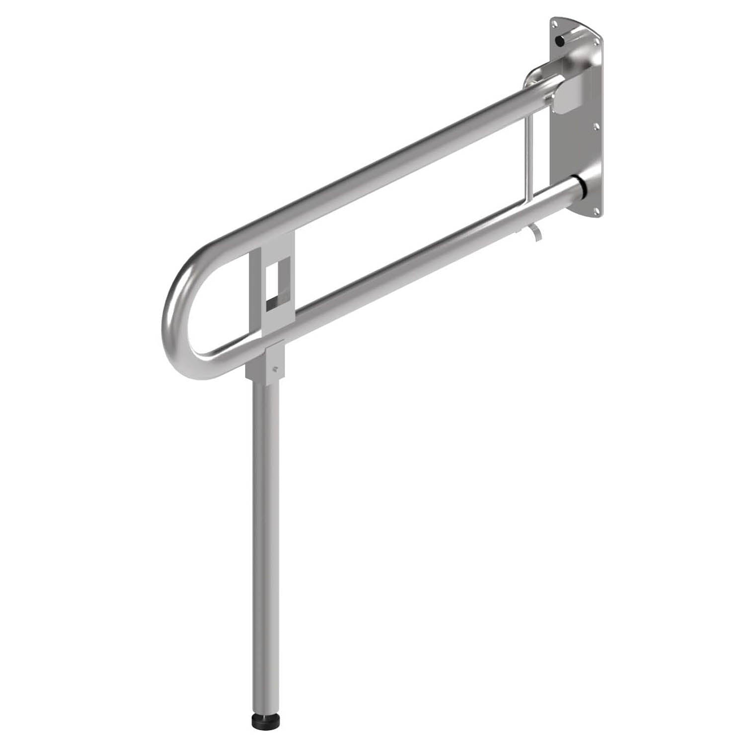 Bariatric Drop Down Grab Rail 38mm with Nurse Call Box With Leg