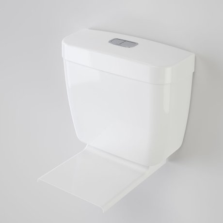 Caroma Aire Connector Plastic Dual Flush Cistern – 4.5/3L WELS 4 Star, Includes Seat & Link, Convertible to 6/3L | 234040W