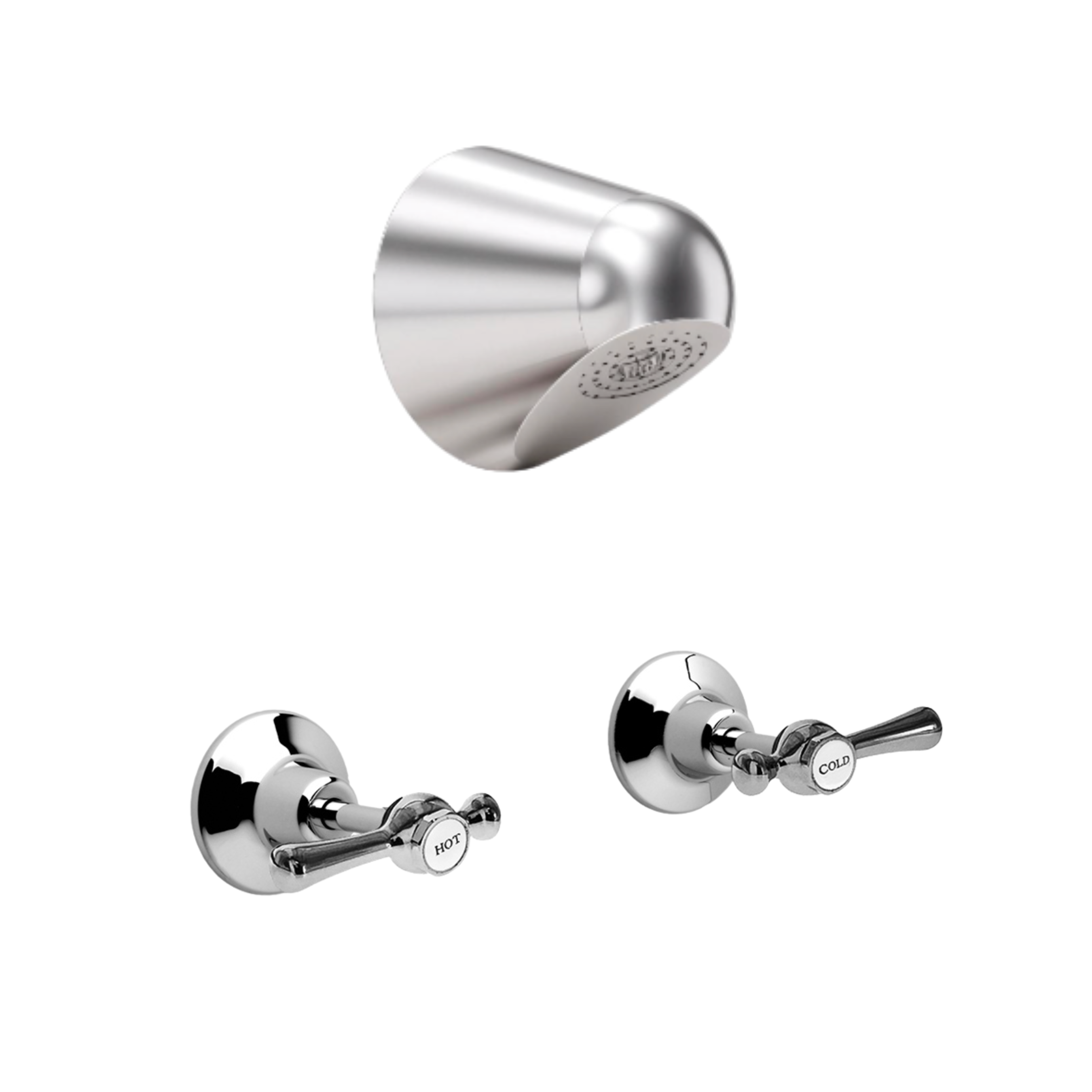 Bluegum Anti-Vandal Shower Set Lever Handles | Complete Wall Mounted Shower Set
