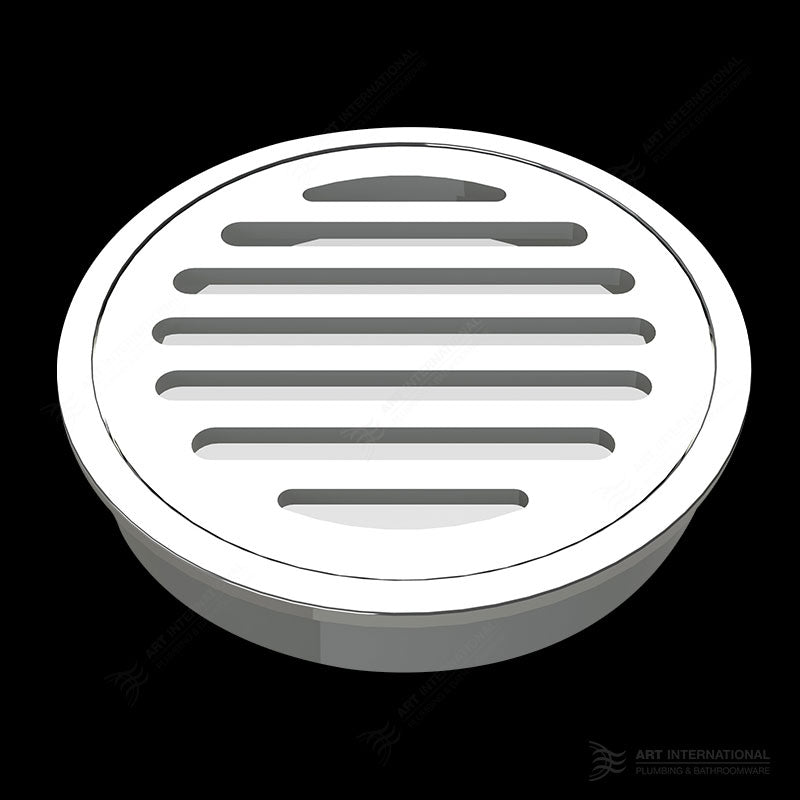 Brass Round Push In Floor Wastes