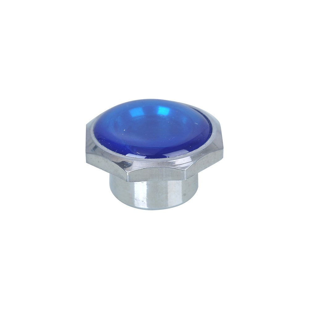 Tap Indicator Buttons - Chrome Plated, Hot, Cold, Red, Blue & Yellow