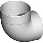 S/Water Bend 90 x 85D M&F