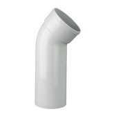 DWV Bend Long Radius 100 x 45D M&F Plain