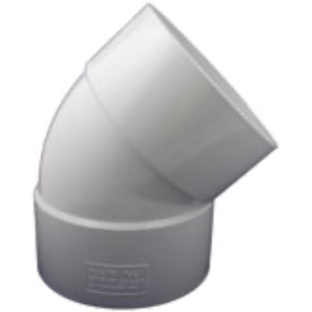 DWV Bend F&F Plain 45 Degrees