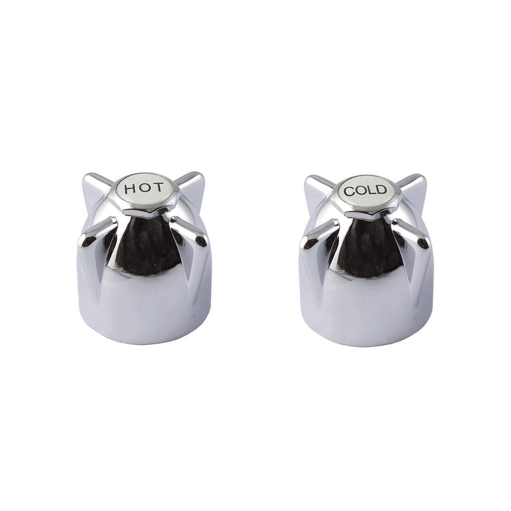 Booster Handles & Buttons - Chrome Plated, Replacement Set
