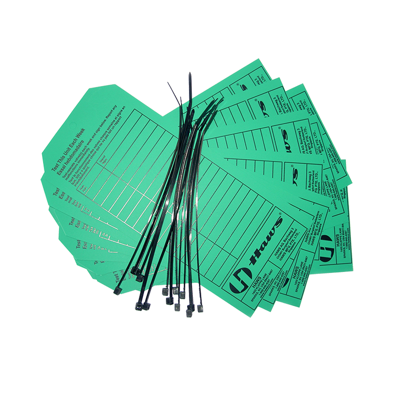 GalvinSafe® Waterproof Test Record Tags - Pack 25 (HAWS)