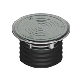 Flexi Fin Vinyl Floor Wastes - Solid Cover - Stainless Steel