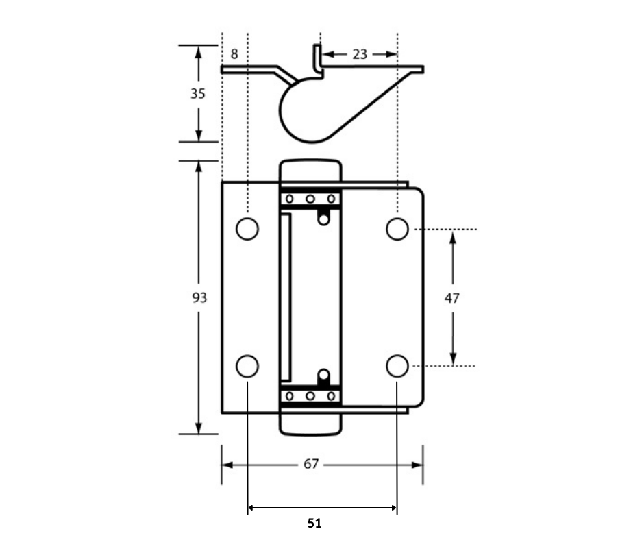 209 Spring Hinge - Visible Fix