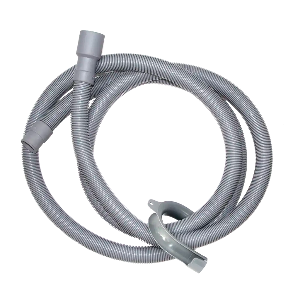 Washing Machine & Dishwasher Corrugated Drain Outlet Hose 2.5m