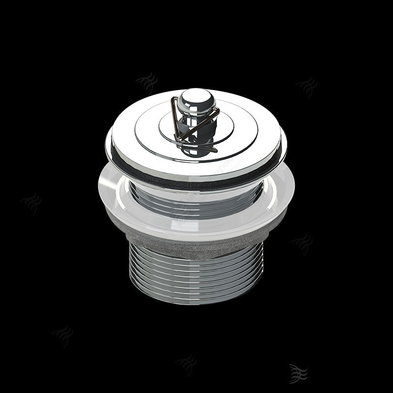 Brass Plug And Wastes With Deluxe Plug CP