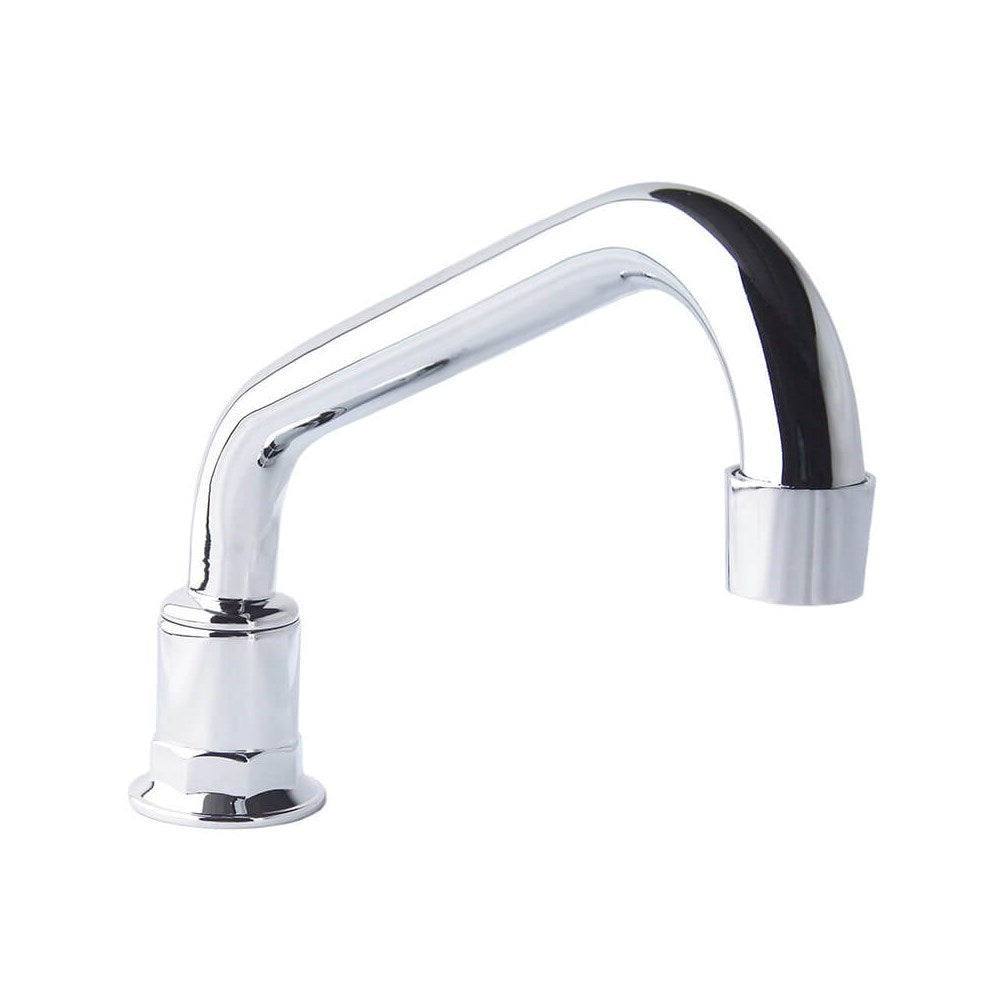 Swivel Hob Spout - Tube, Chrome Plated, 180mm to 300mm, Lead Free