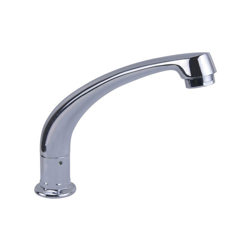 Swivel Hob Spout - Cast, Chrome Plated, 180mm, Lead Free