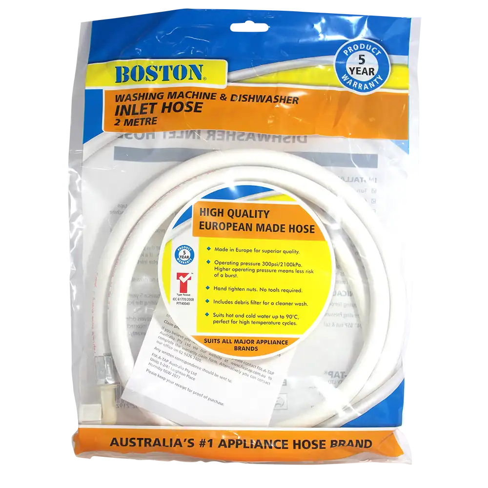 Washing Machine & Dishwasher Inlet Hose 2m