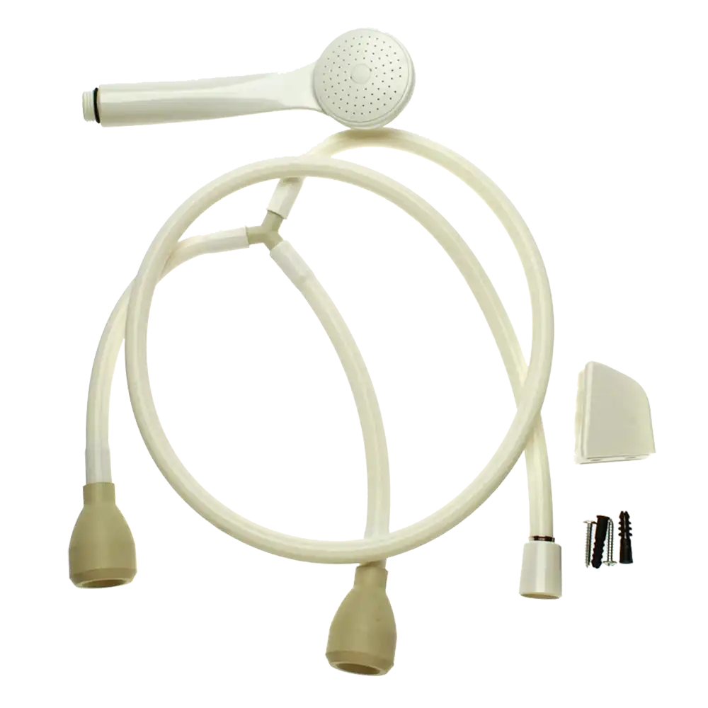 Double Push On Shower Hose & Hand Piece 1.5m