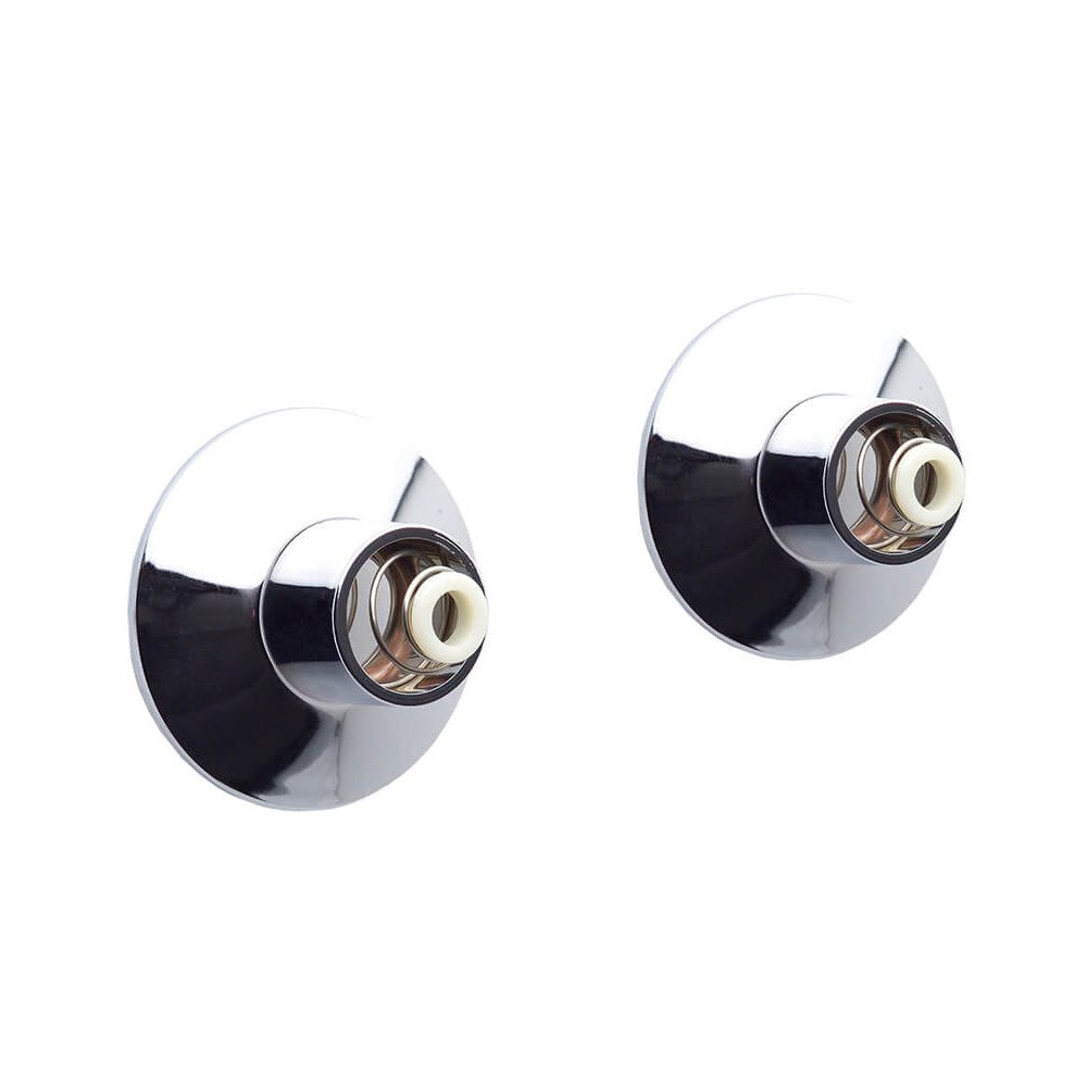Flanges & Springs - Recess, ABS, Chrome Plated