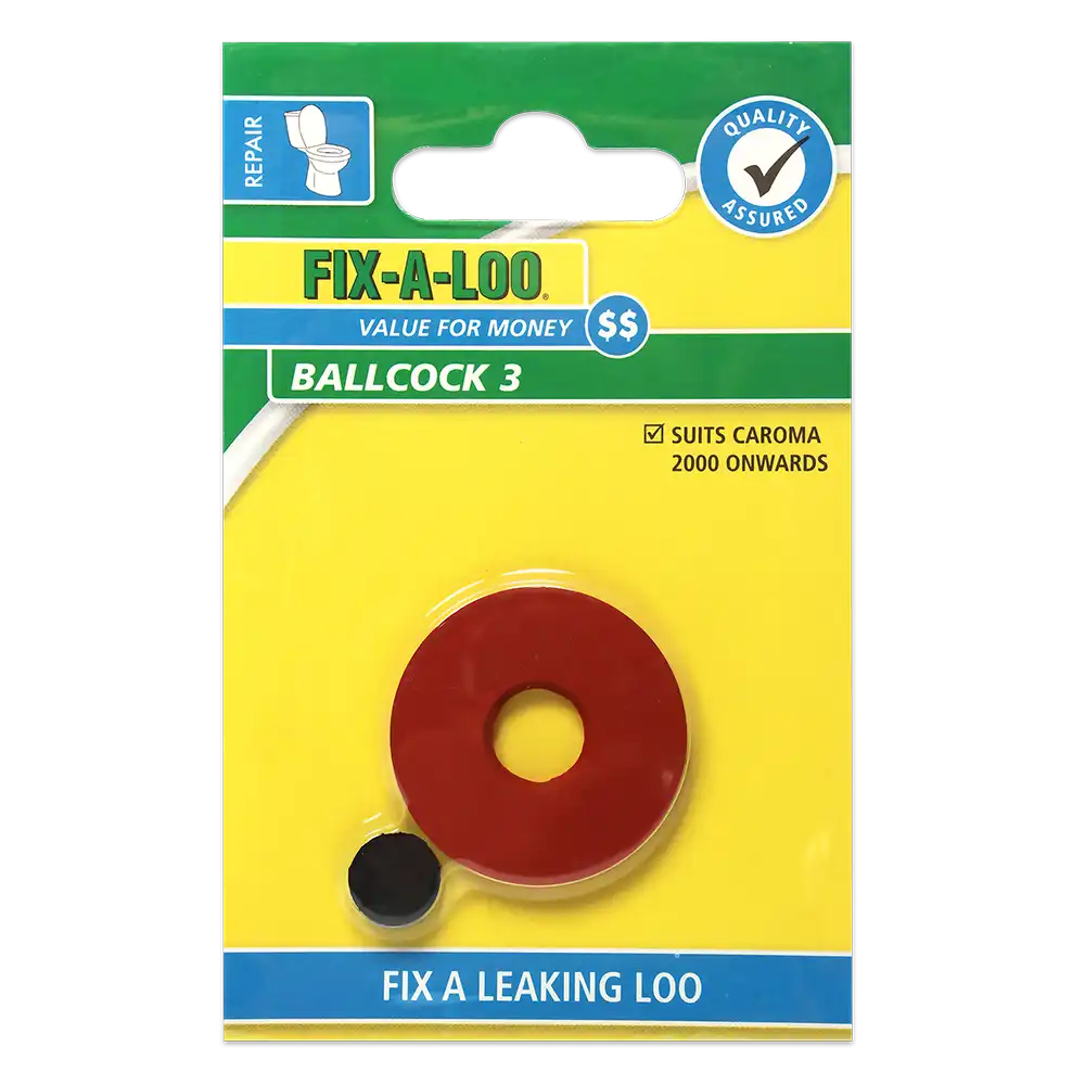 Ballcock Washer #3 – Red – Suits Caroma