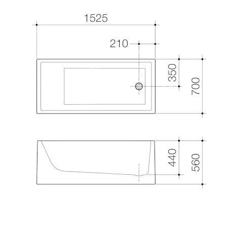 Liano 1525 Freestanding Bath