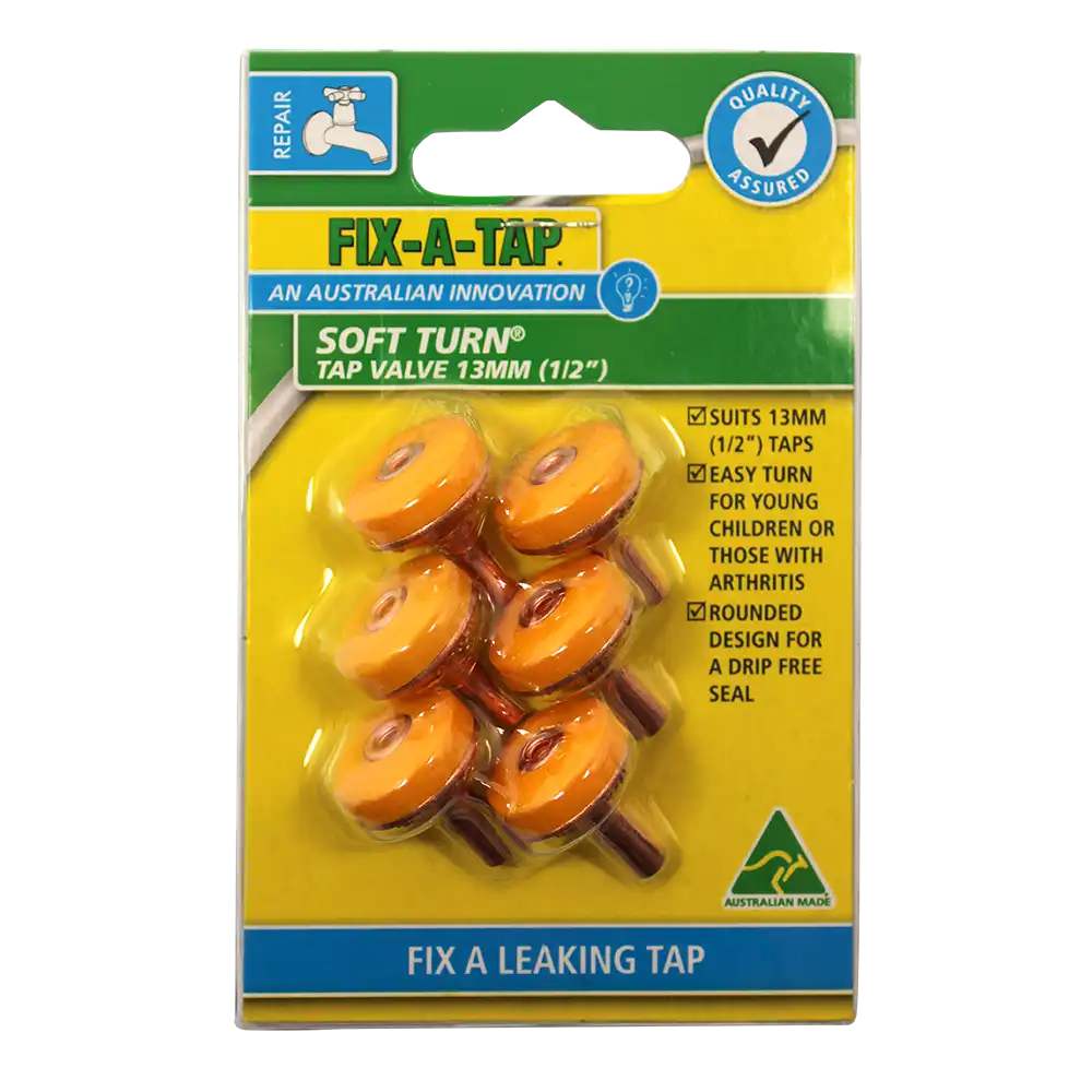 Soft Turn Tap Valve 13mm Pack of 6