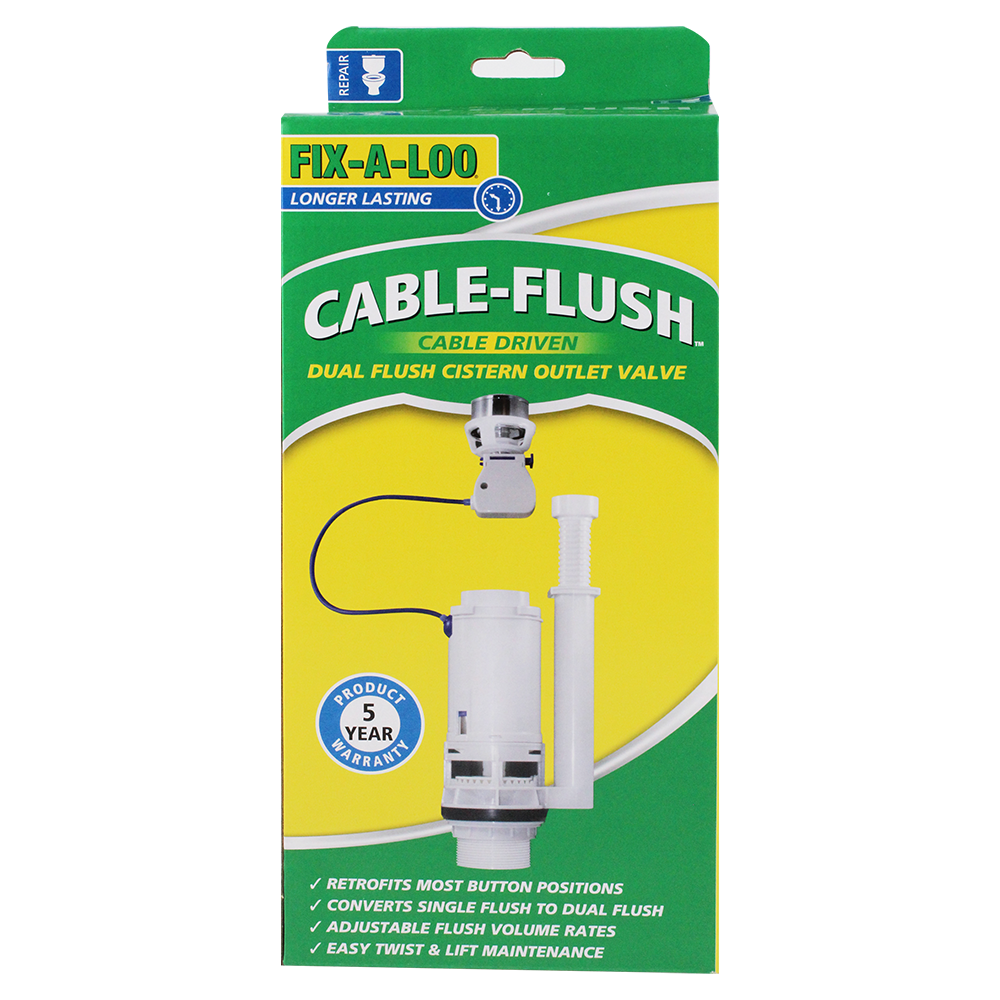 Cable Flush Cistern Outlet Valve