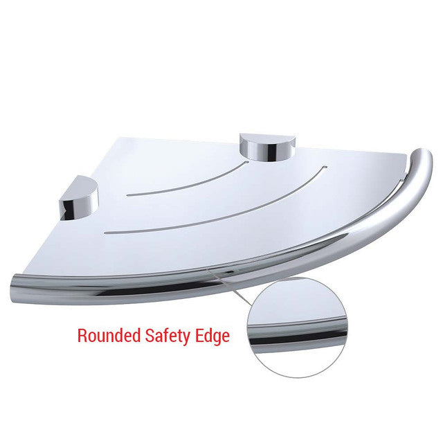 Comfort Stainless Steel Corner Shelf Polish Supreme™