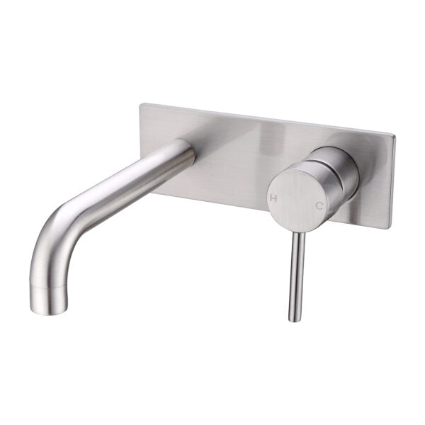 Dolce Wall Basin Mixer Stylish Spout