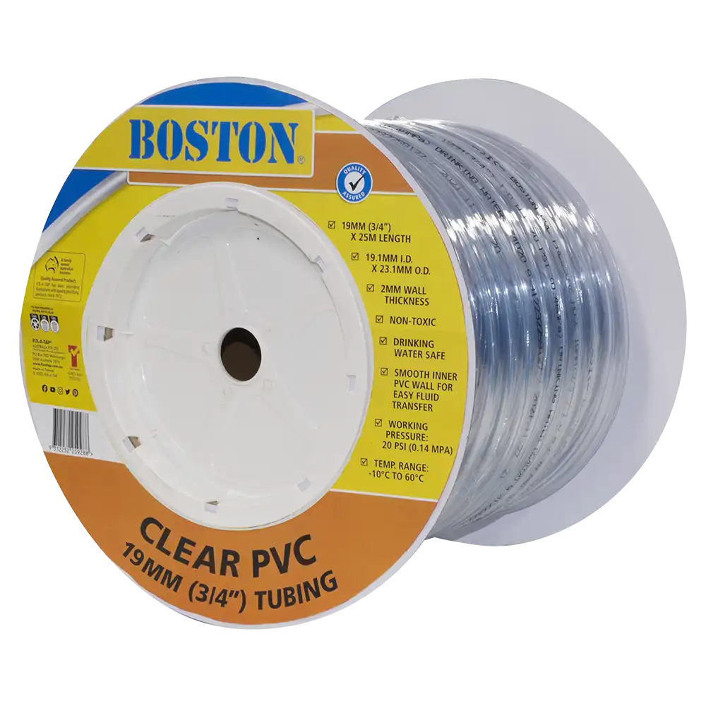 Clear PVC Tubing 19mm