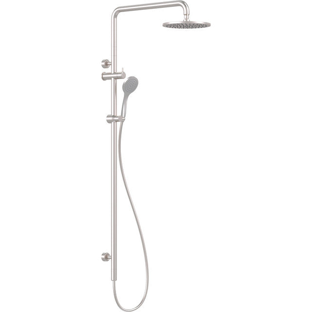 Linear Twin Waters™ - Top Inlet Brushed Nickel Streamjet™ 450mm