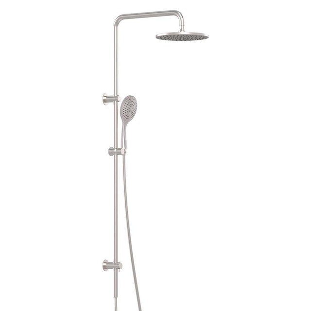 Cosmic Twin Waters™ Crane Arm - Bottom Inlet Brushed Nickel Streamjet™ XL