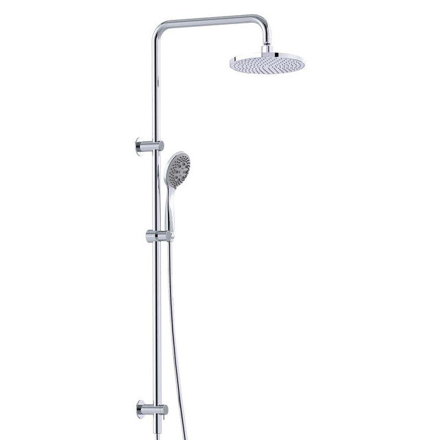 Cosmic Twin Waters™ Crane Arm - Bottom Inlet Chrome Streamjet™ Turbo Pulsator