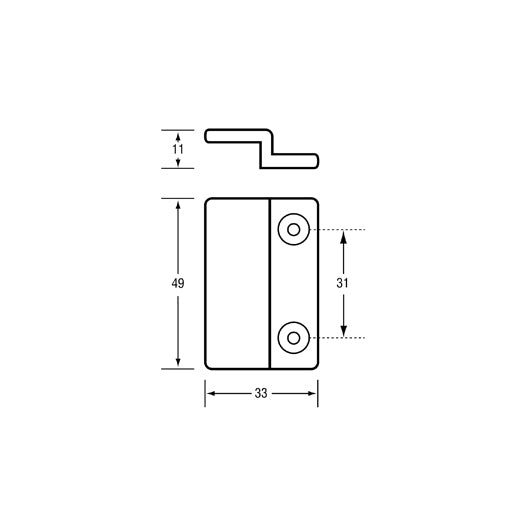 301 Lift Off Staple - Concealed Fix