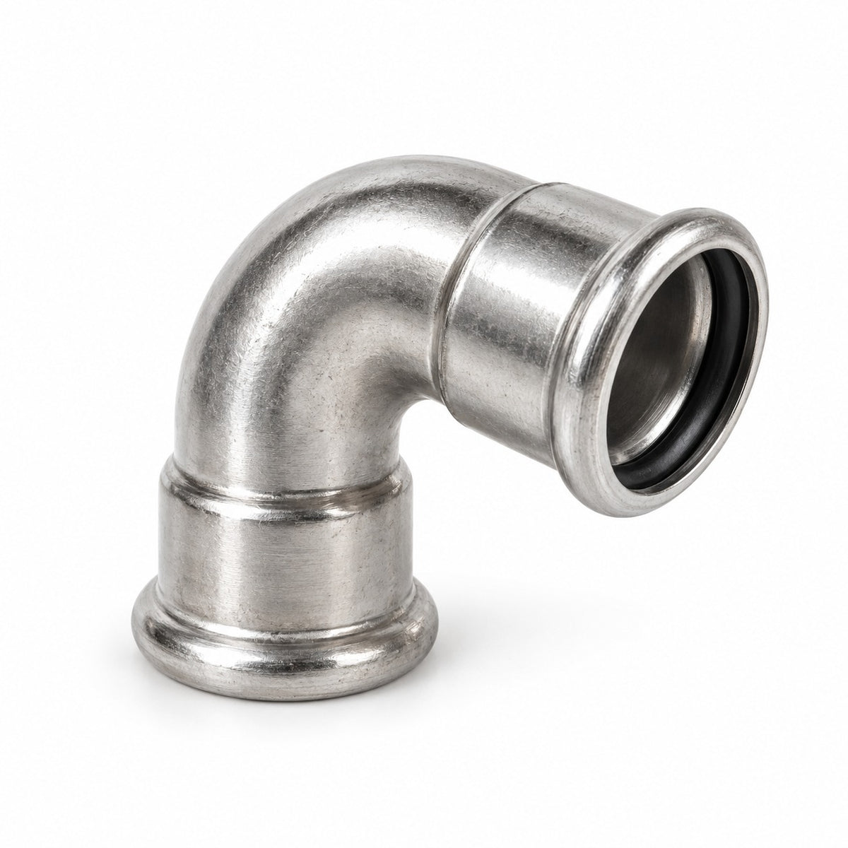 316 stainless steel press 90 degree bend female x female