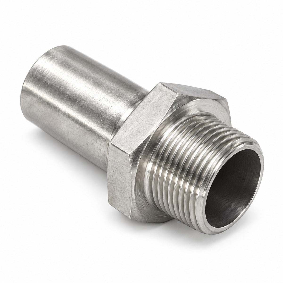 316 stainless steel press tube end adaptor male BSP