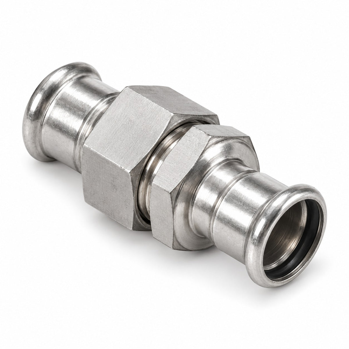 316 stainless steel press barrel union