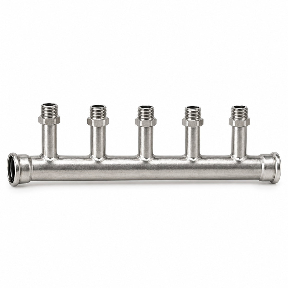 316 stainless steel press manifold 5 outlet male BSP
