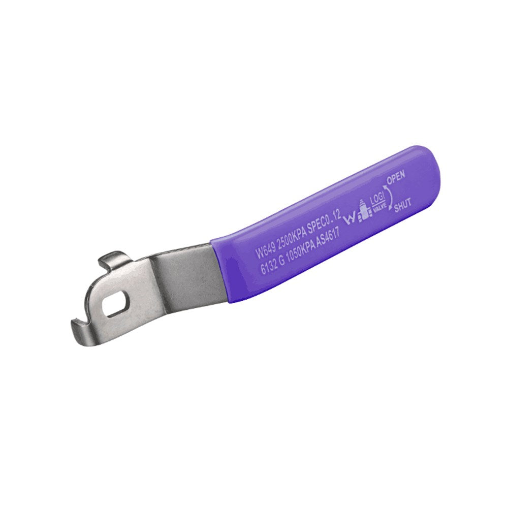 Ball Valve Lever Handle — Lilac, Recycled Water, Spare