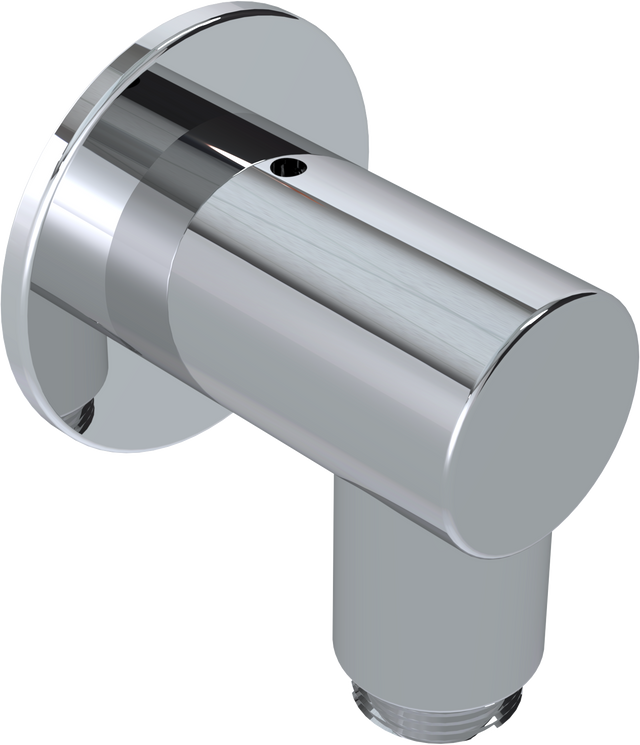 Wall Outlet Elbow with Dual Check Valve - With Wall Flange Chrome
