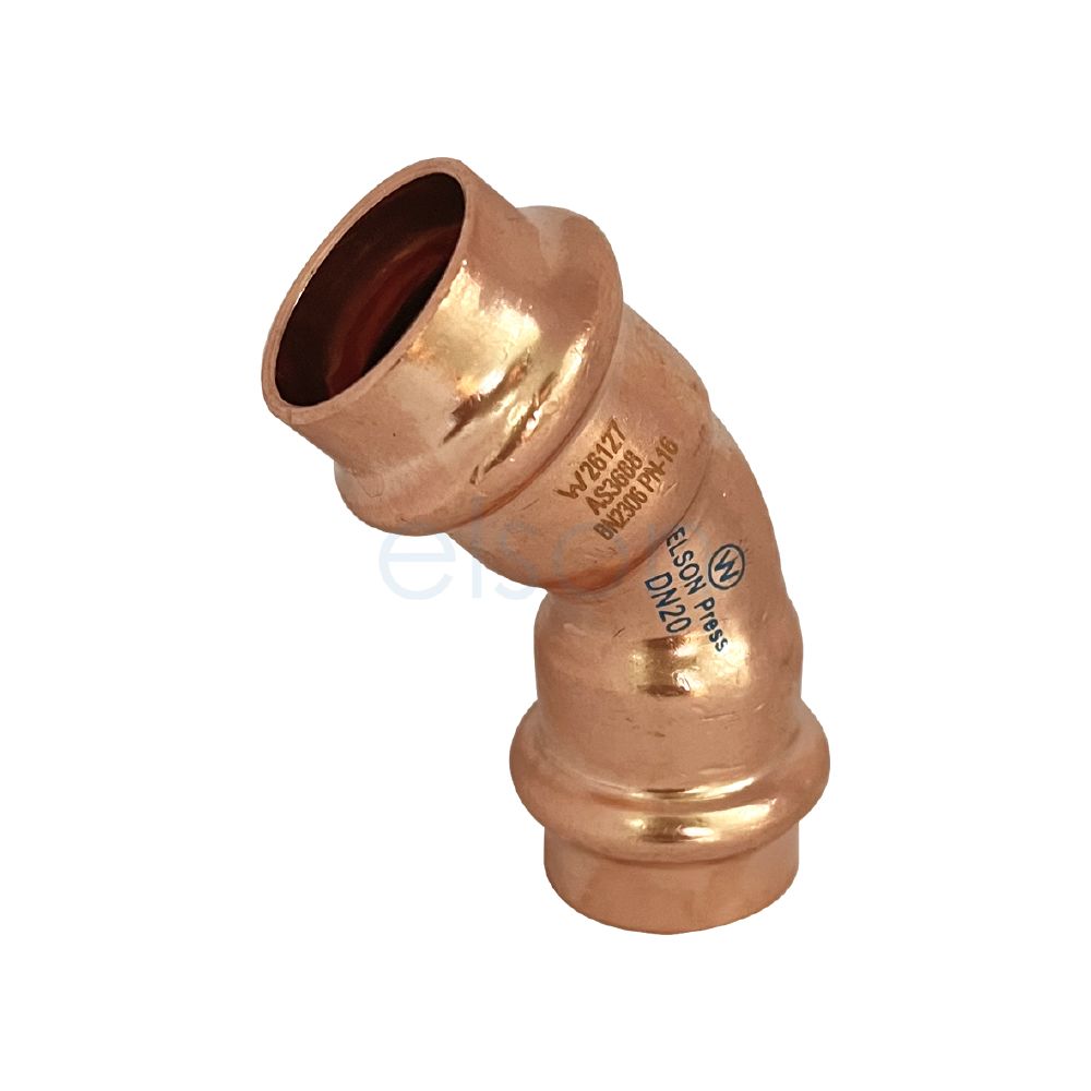 PRESS WATER NO.12 45D ELBOW FF