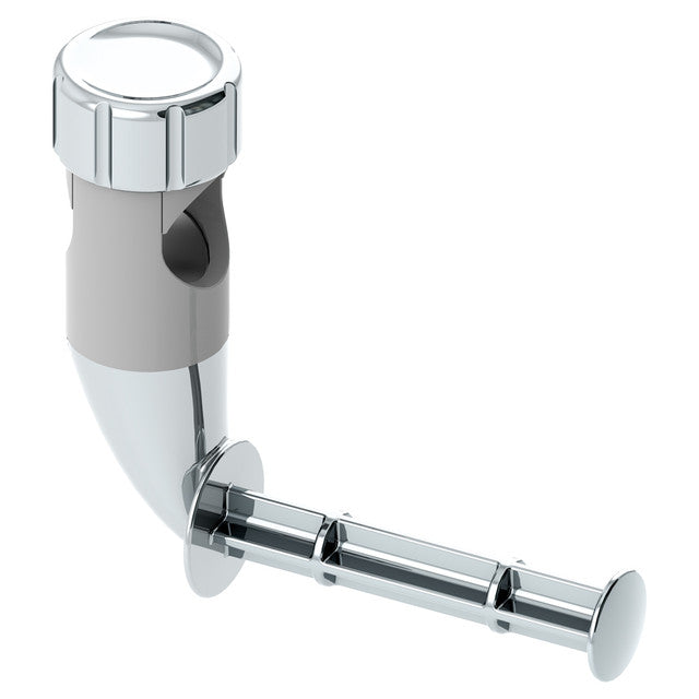 Grab Rail Flexible Toilet Paper Holder Grey/Chrome