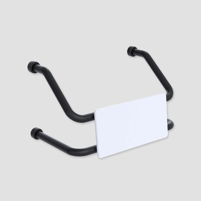 Hygienic Seal® Wall Mounted Backrest Matte Black