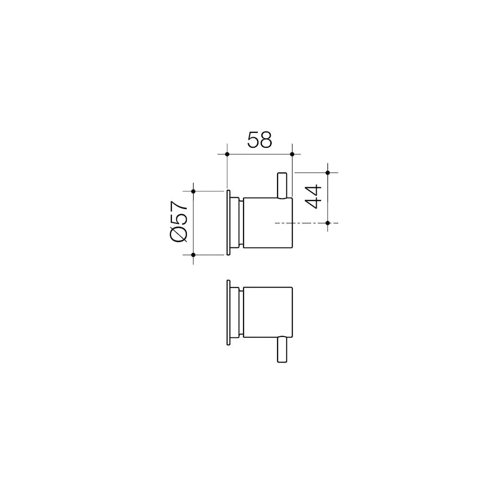 Luna Lever Wall Top Assemblies