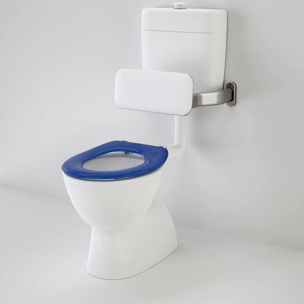 Care 200 V2 Connector (S Trap) Suite with Backrest and Caravelle Care Single Flap Seat - Sorrento Blue